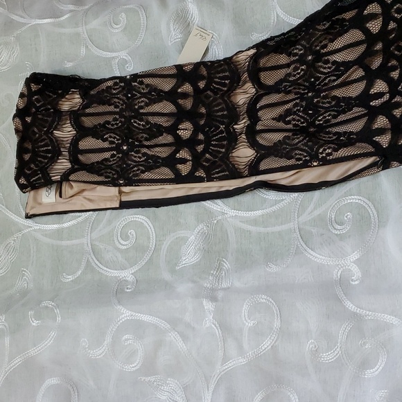 ELIZA J Black & Nude Lace Dress.  SZ. 8.  Stunning. Lined - Picture 12 of 14